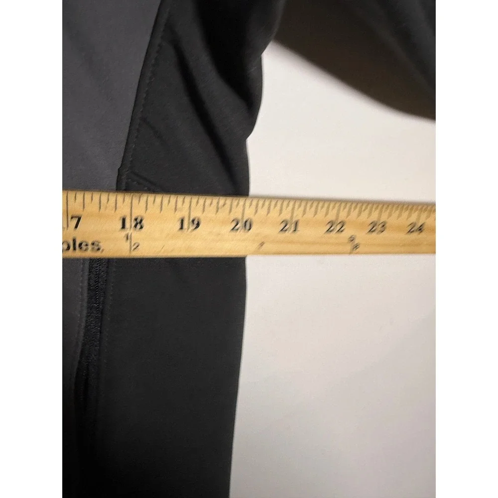 The North Face Mens Apex Bionic Softshell Jacket Grey Black S P Full Zip FLAW